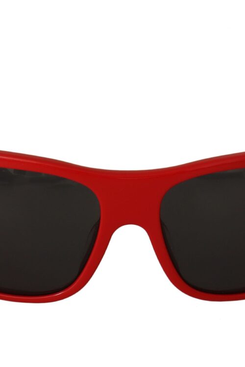 Dolce & Gabbana Swarovski Stone Embellished Red Sunglasses