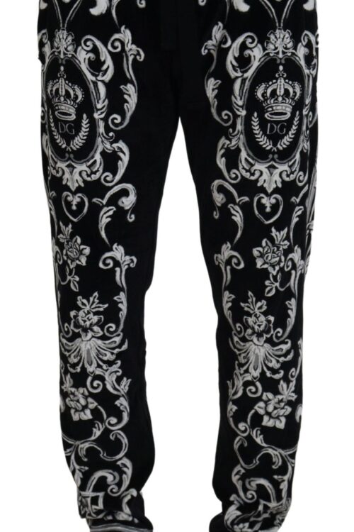 Dolce & Gabbana Baroque Patterned Casual Sweatpants