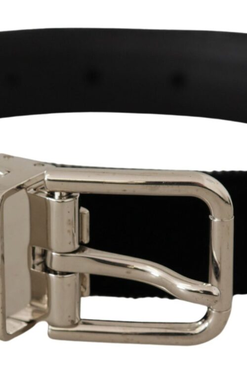 Dolce & Gabbana Elegant Grosgrain Leather Belt