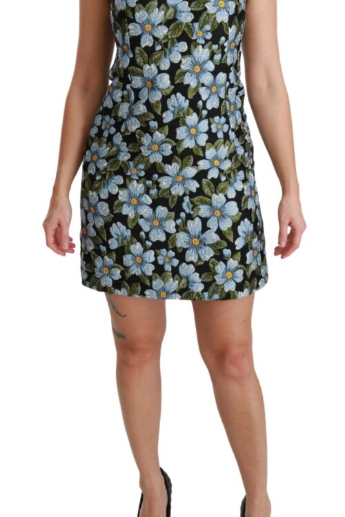 Dolce & Gabbana Elegant Floral Mini Shift Dress