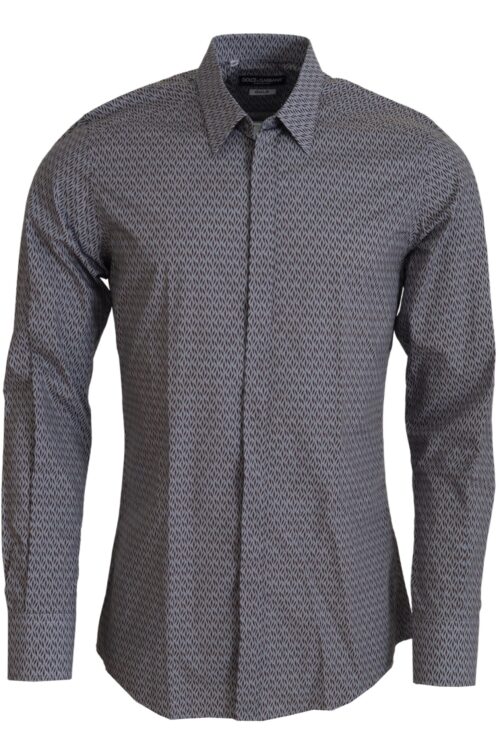 Dolce & Gabbana Elegant Slim Fit Formal Cotton Shirt