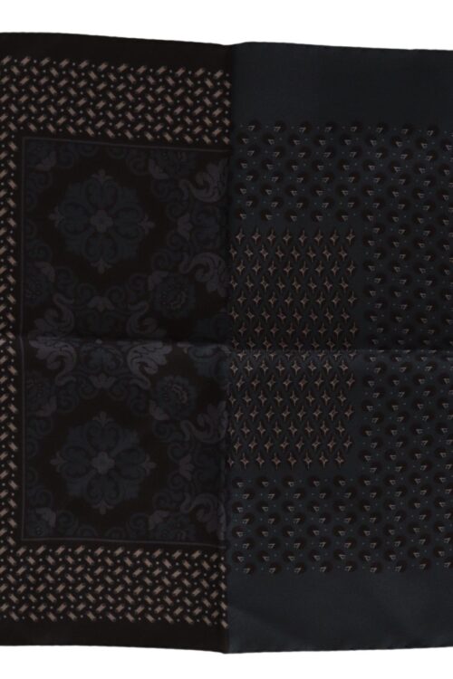 Dolce & Gabbana Multicolor Silk Pocket Square Handkerchief