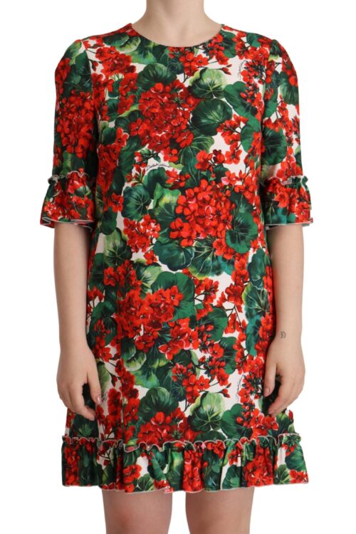 Dolce & Gabbana Floral Mini Enchantment Dress