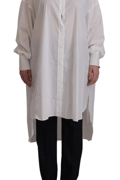 Dolce & Gabbana Elegant White Cotton Buttoned Shirt