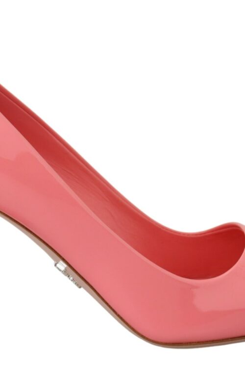 Prada Elegant Square Toe Pink Heels