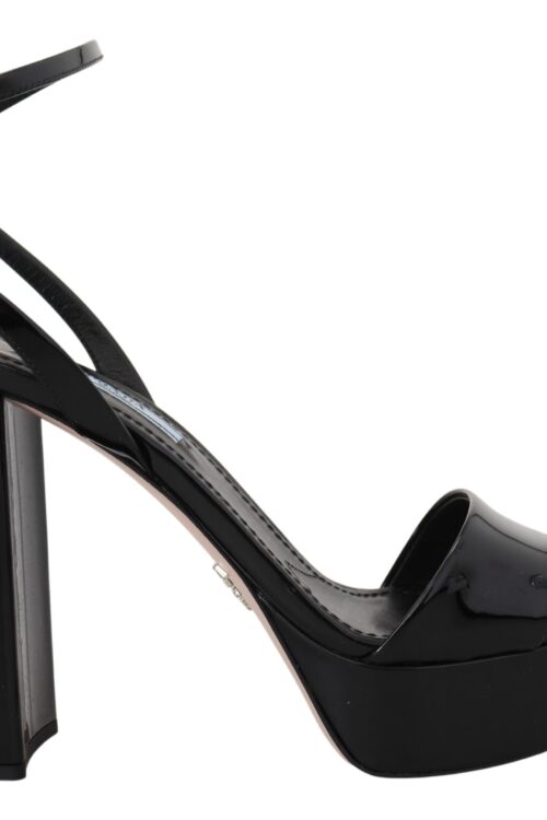 Prada Elevate Your Elegance with Glossy Black Heels