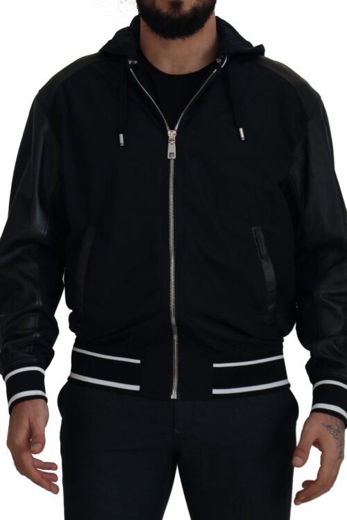 Dolce & Gabbana Elegant Black Bomber Blouson Jacket