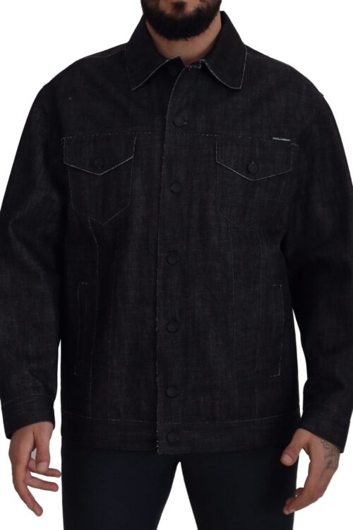 Dolce & Gabbana Elegant Black Denim Jacket