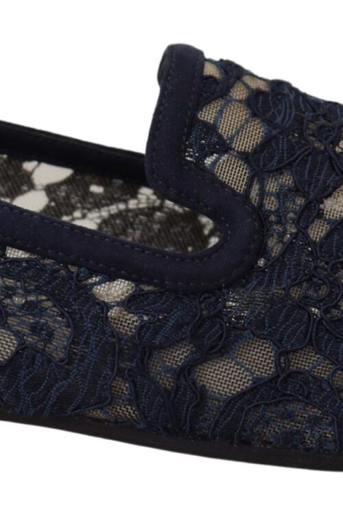 Dolce & Gabbana Elegant Blue Loafers Flats – Summer Chic
