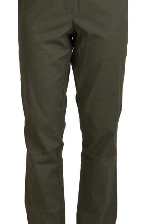 LAUREL Elegant Tapered Green Pants – Chic Everyday Wear