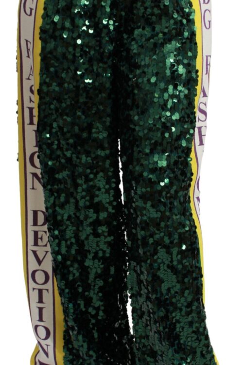 Dolce & Gabbana Exclusive Multicolor Sequined Pants