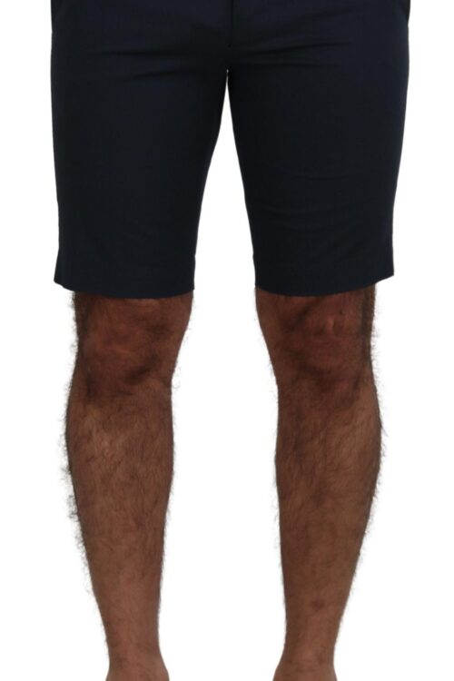 Dolce & Gabbana Elegant Blue Cotton Blend Shorts