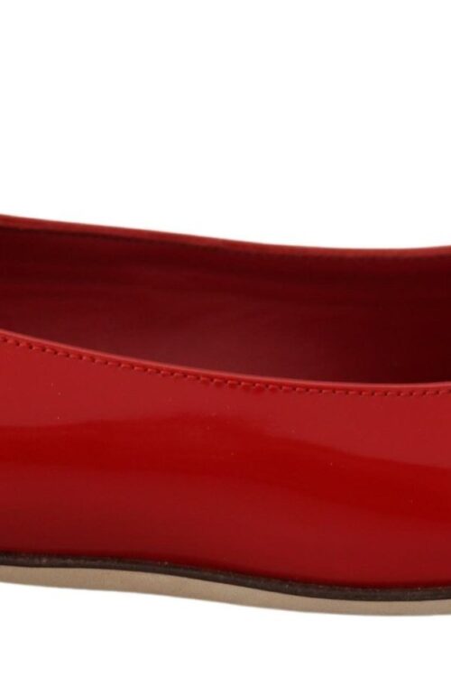 Dolce & Gabbana Red Suede Crystal Loafers – Exquisite Elegance