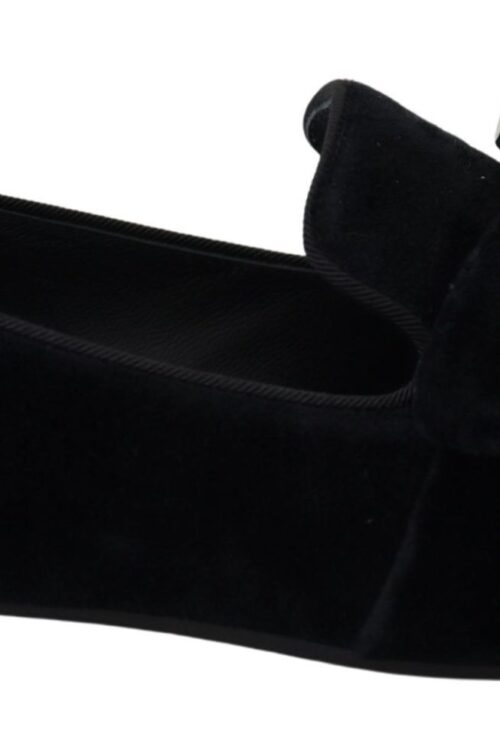 Dolce & Gabbana Chic Velvet Crystal-Embellished Loafers