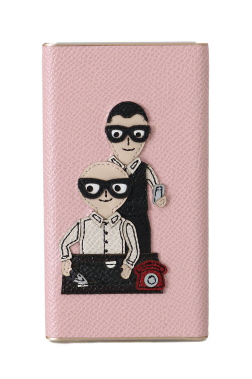 Dolce & Gabbana Chic Pink Leather Power Bank