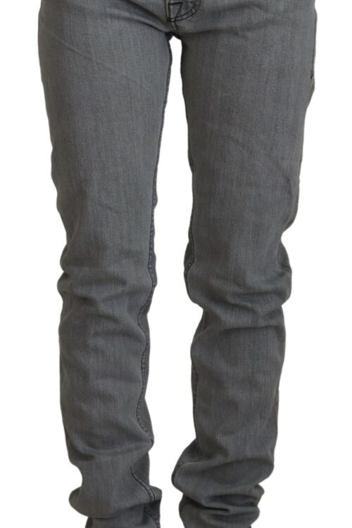 Care Label Chic Low Waist Skinny Gray Jeans