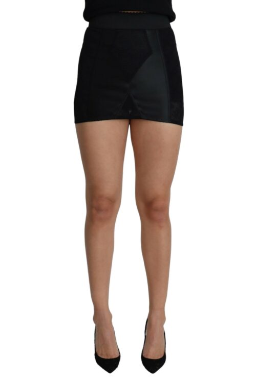 Dolce & Gabbana Elegant High Waist Mini Underskirt