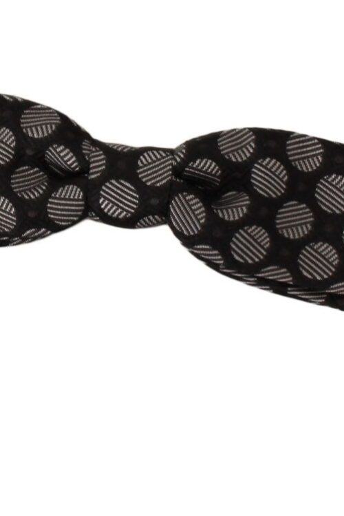 Dolce & Gabbana Elegant Polka Dot Silk Bow Tie