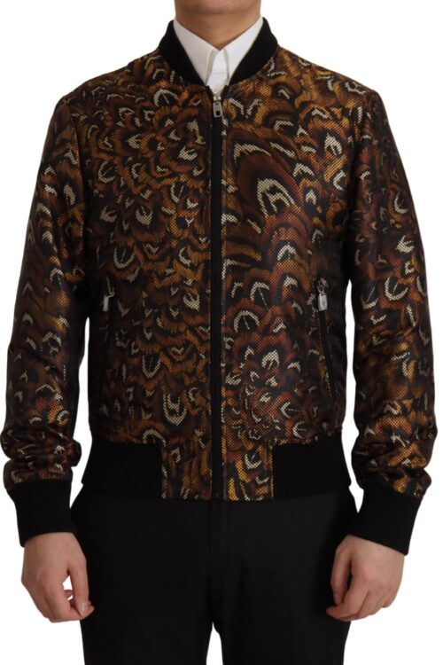 Dolce & Gabbana Elegant Brown Blouson Jacket