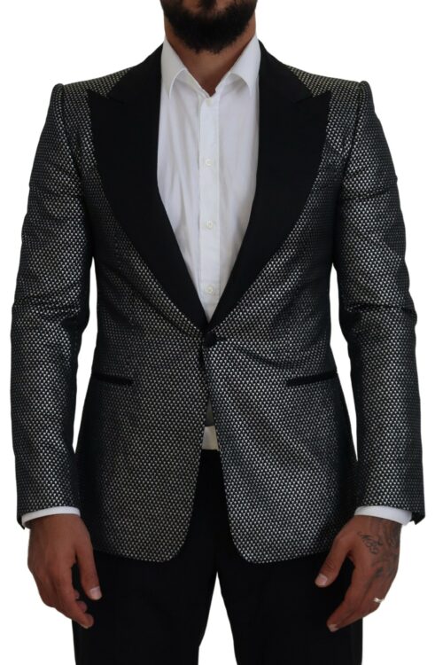 Dolce & Gabbana Elegant Jacquard Single Breasted Blazer