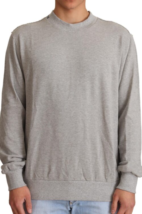 Dolce & Gabbana Sophisticated Gray Crewneck Sweater