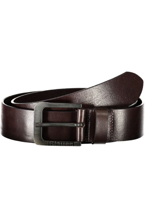 Blauer Elegant Iron Leather Belt with Metal Buckle