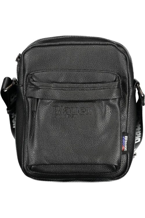 Blauer Black Leather Shoulder Strap Bag