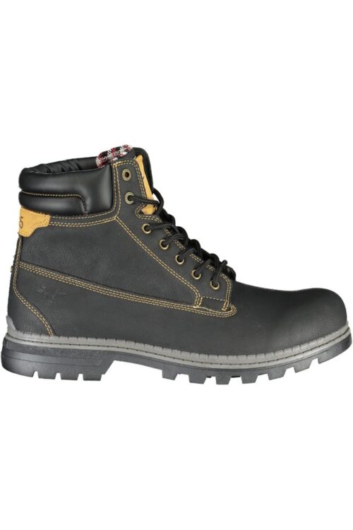 Carrera Sleek Lace-Up Boots with Contrast Accents