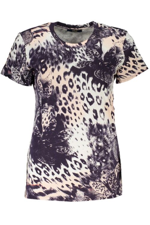 Cavalli Class Pink Cotton Tops & T-Shirt