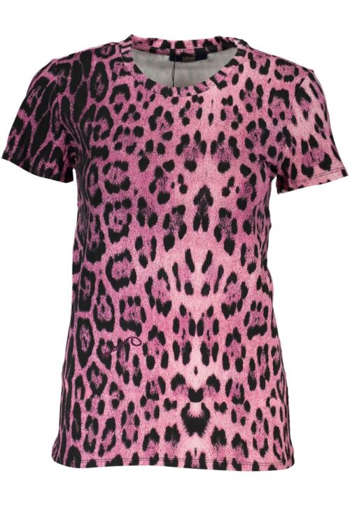 Cavalli Class Pink Cotton Tops & T-Shirt