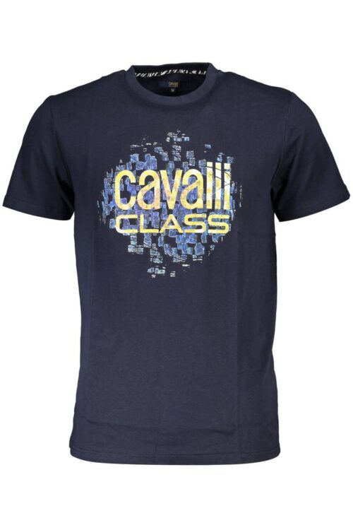 Cavalli Class Blue Cotton T-Shirt