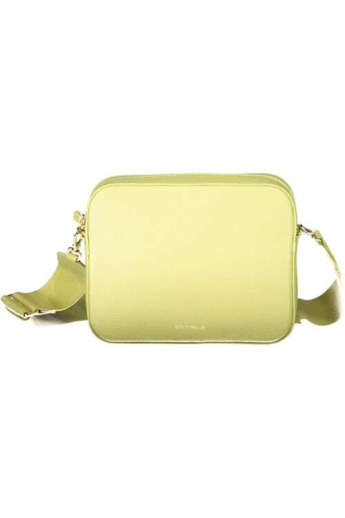 Coccinelle Yellow Leather Handbag