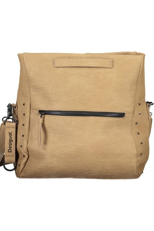 Desigual Beige Polyethylene Handbag
