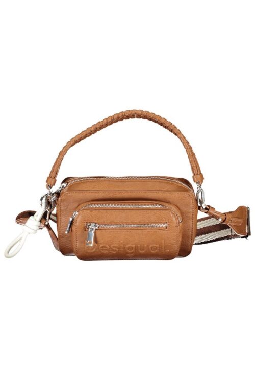 Desigual Brown Polyethylene Handbag