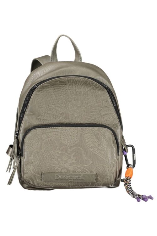 Desigual Chic Artisanal Backpack with Contrasting Details