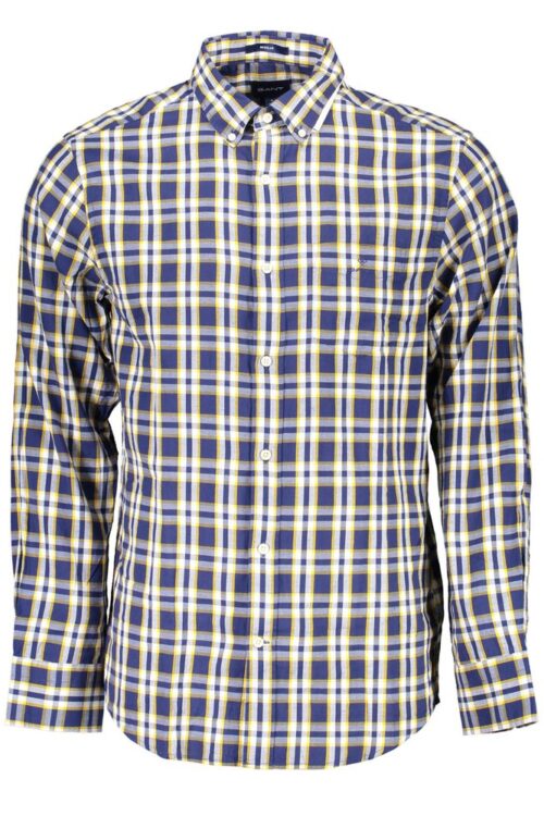 Gant Elegant Blue Cotton Button-Down Shirt