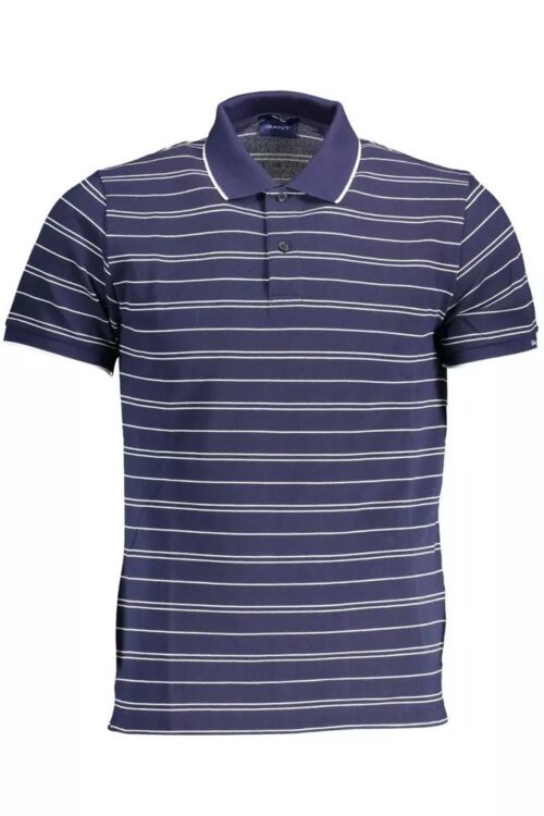 Gant Chic Blue Short-Sleeved Polo for the Modern Man