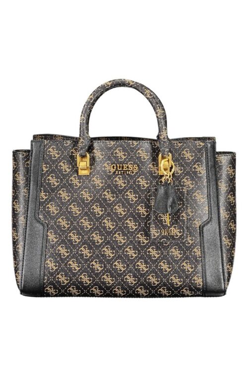 Guess Jeans Brown Polyethylene Handbag