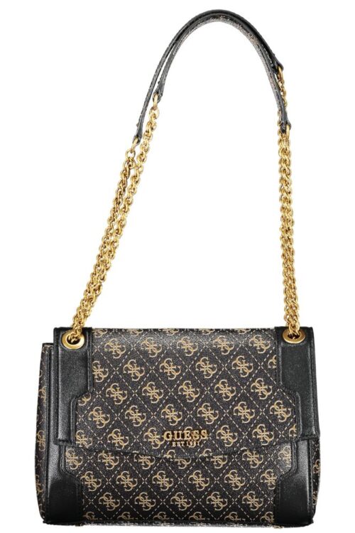Guess Jeans Brown Polyethylene Handbag