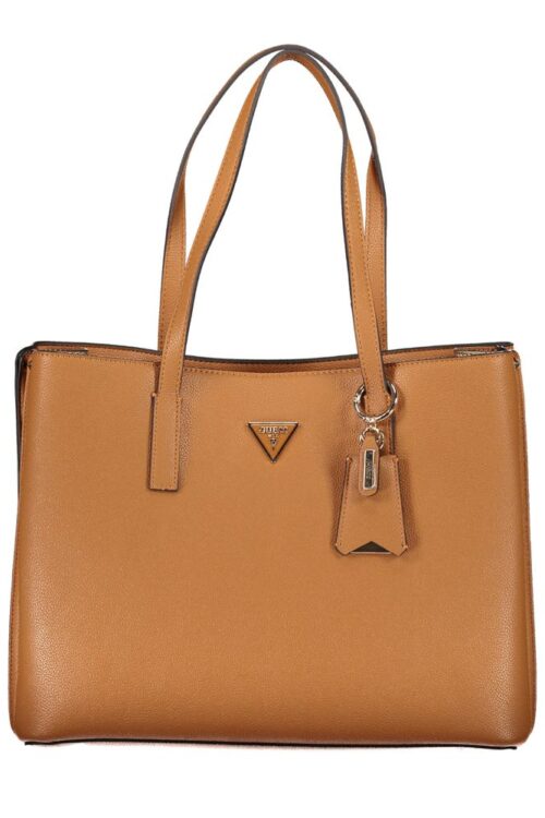 Guess Jeans Brown Polyethylene Handbag
