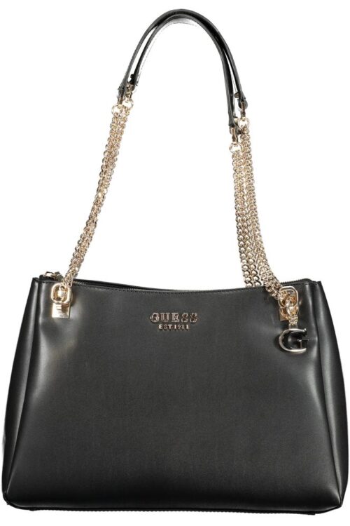 Guess Jeans Black Polyethylene Handbag