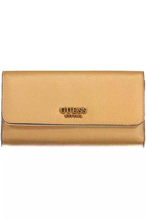 Guess Jeans Elegant Beige Polyethylene Women’s Wallet