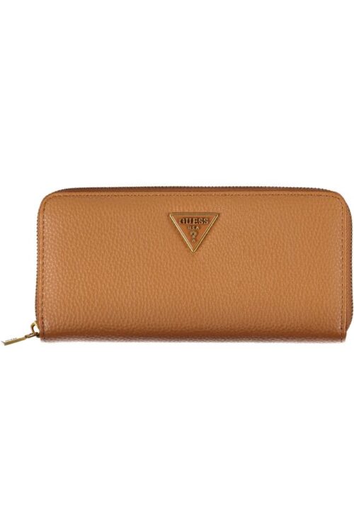 Guess Jeans Chic Brown Multipocket Wallet