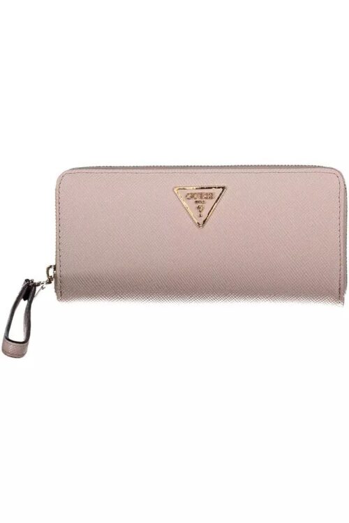 Guess Jeans Sleek Pink Polyethylene Men’s Wallet