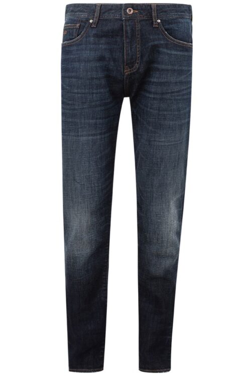 Armani Exchange Chic Blue Cotton Trousers for Modern Men