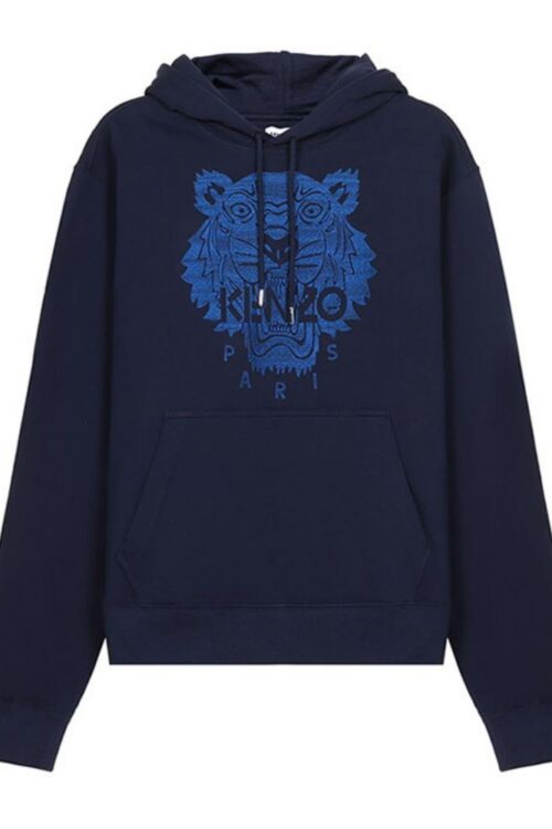 Kenzo Elegant Blue Cotton Sweater for Men