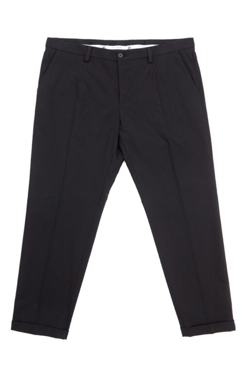 Dolce & Gabbana Elegant Black Cotton Pants for Men