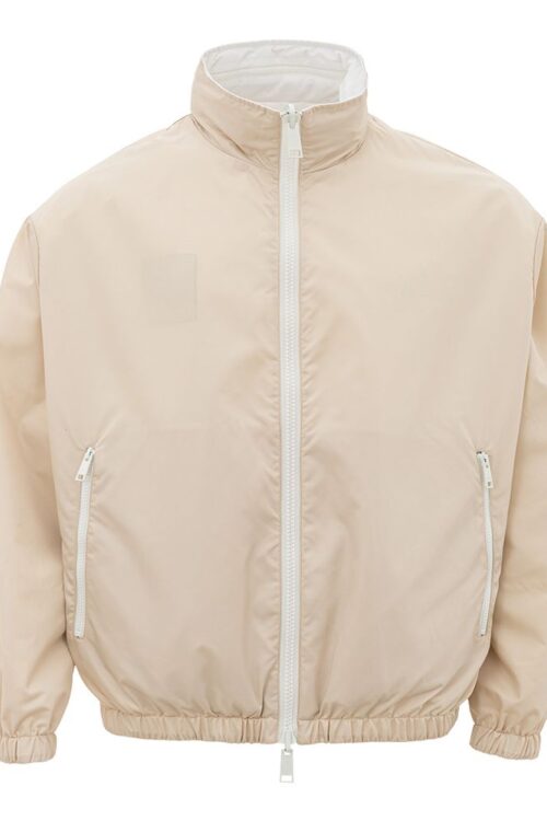 Armani Exchange Beige Polyamide Jacket for the Modern Man