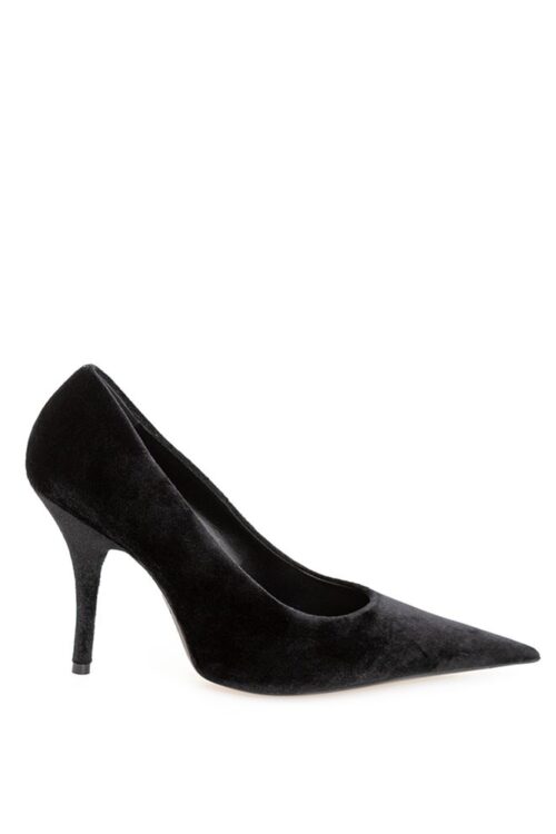 Balenciaga Elegant Velvet Black Pumps