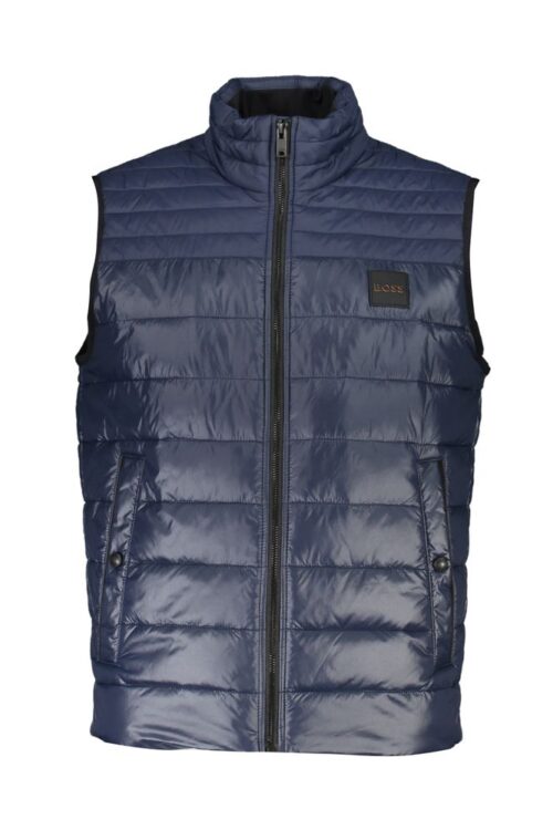 Hugo Boss Sleek Sleeveless Zip Jacket with Logo Detail